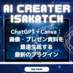 ChatGPT＋Canva：画像・プレゼン資料を最速生成する最新のプラグイン